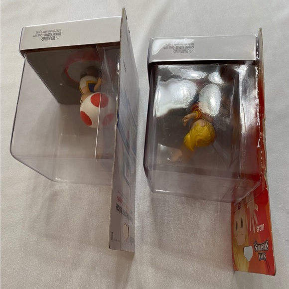 Nintendo Amiibo 2 piece Toad & Lucas 2015 NOS in original factory Sealed - Picture 9 of 11